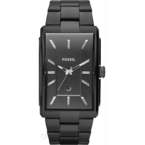 Watch strap Fossil FS4678 Stainless steel Black 26mm